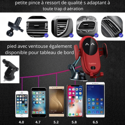chargeur telephone voiture induction