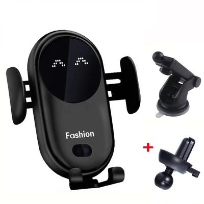 support telephone voiture noir option